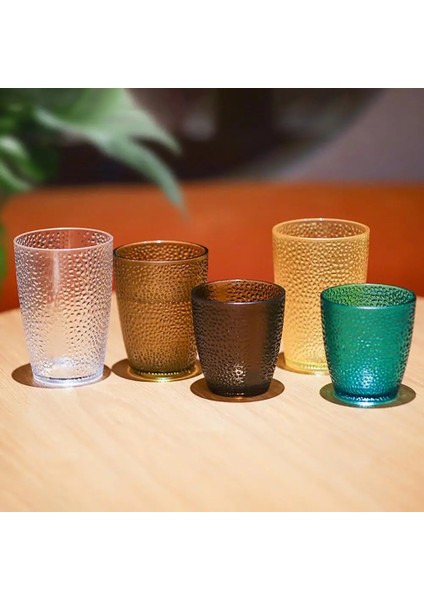 Beyaz L 220/290/350 ml Akrilik Su Bardağı Puantiyeli Içecek Bardakları Isıya Dayanıklı Meyve Suyu Bardakları Bira Kahve Kupa Tumblers Kahve Fincanı Tasse (Yurt Dışından)
