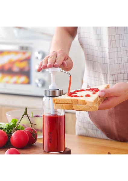 Bir Sos Sıkma Şişesi Ev Ketçap Salata Sosu Mutfak Malzemeleri Sos Basın Yağdanlık Istiridye Sos Basın (Yurt Dışından)