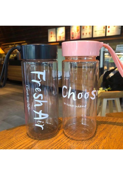 Şeffaf Siyah 600 ml Spor Su Şişesi Bpa Içermeyen Sızdırmaz Plastik Şişe Yoga Bisiklet Için Erkekler Kızlar Için Dayanıklı Büyük Kapasiteli Xqmg (Yurt Dışından) modelleri