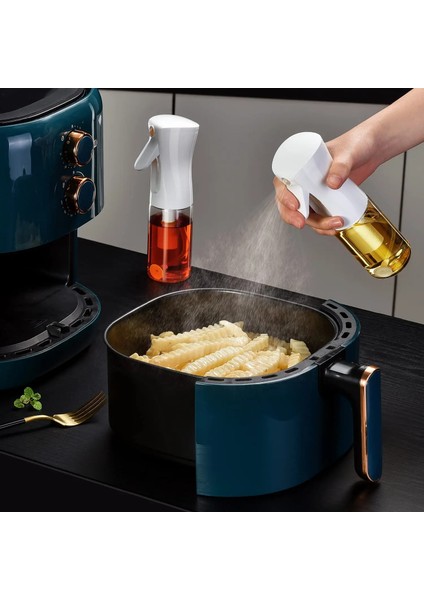 Beyaz 300ML 210ML Mutfak Yağı Sprey Şişesi Pişirme Pişirme Sirkesi Sis Püskürtücü Barbekü Pişirme Barbekü Için Sprey Yağ Dağıtıcı Piknik Araçları (Yurt Dışından) modelleri
