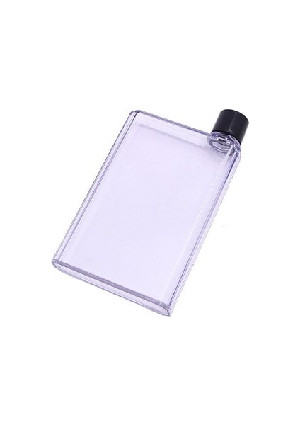 Beyaz A6-350ML A5 A6 Kağıt Bardak Botlte Düz Su Şişesi Bpa Ücretsiz Şeffaf Kitap Taşınabilir Kağıt Pedi Su Şişesi Düz Içecekler Su Isıtıcısı Dizüstü Şişe (Yurt Dışından)