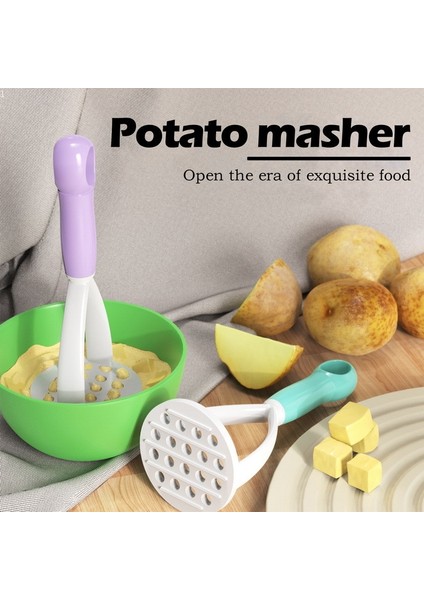 Mor 1 Pc Pp Preslenmiş Patates Ezici Ricer Püre Suyu Üreticisi Patates Itici Pürüzsüz Patates Püresi Kırıcı Meyve Araçları Mutfak Malzemeleri (Yurt Dışından)