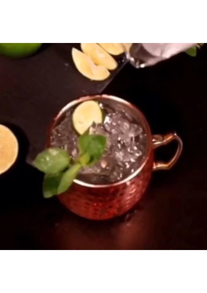 B 60ML Yeni Mini 60ML Moskova Katır Kupa Kahve Şarap Ayı Kupası Dövülmüş Bakır Kaplama Bardak Ev Mutfak Bar Malzemeleri Mutfak Drinkware Kupalar (Yurt Dışından)