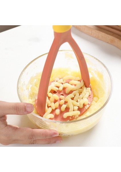 Pembe 1 Adet Pp Preslenmiş Patates Ezici Ricer Püre Suyu Üreticisi Itici Pürüzsüz Patates Püresi Kırıcı Meyve Araçları Mutfak Malzemeleri (Yurt Dışından)