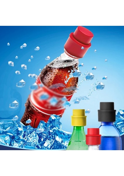 Yeşil Vakumlu Içecek Soda Koruyucu Kapaklı Şişe Üstü Şişme Yumuşak Mühürleyen Gazlı Içecek Gazlı Içecek Şişesi Tıpa Tasarrufu Güvenli (Yurt Dışından)