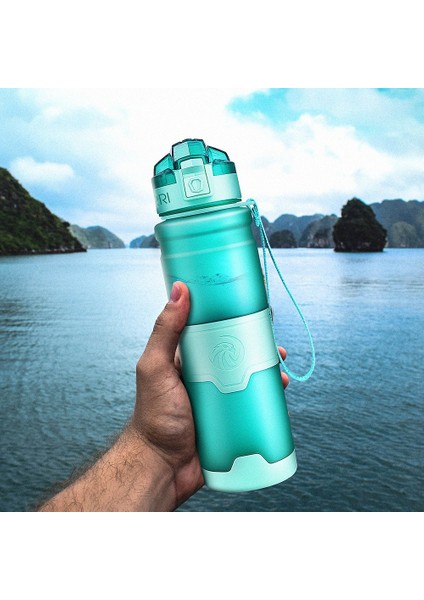 Siyah 1000 ml Zorrı Spor Su Şişesi Bpa Ücretsiz Taşınabilir Sızdırmaz Spor Salonu Açık Seyahat Yürüyüş Bisiklet Su Şişesi Gourde Garrafas De Agua (Yurt Dışından)