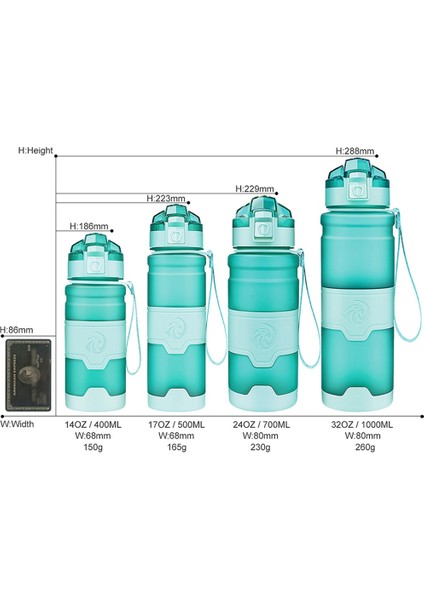 Siyah 1000 ml Zorrı Spor Su Şişesi Bpa Ücretsiz Taşınabilir Sızdırmaz Spor Salonu Açık Seyahat Yürüyüş Bisiklet Su Şişesi Gourde Garrafas De Agua (Yurt Dışından)