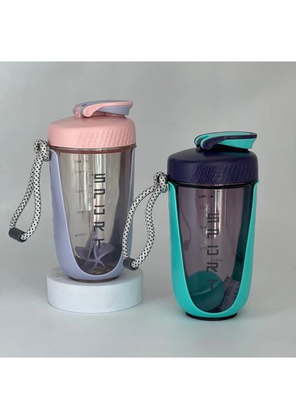 Siyah 600 ml Blender Shaker Şişe Karıştırma Topu ile Protein Tozu Milkshake Bardak Sızdırmaz Doğa Sporları Için Taşınabilir Su Bardağı (Yurt Dışından) fiyatları