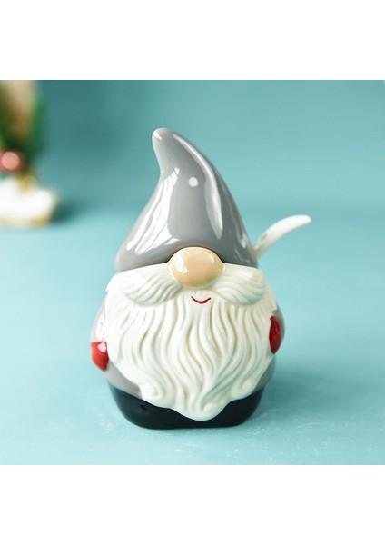 Noel Baba Baharat Kavanoz Seramik Noel Baba Baharat Pot Seti Baharat Kavanoz Baharat Kutusu Tuzluk Saklama Kabı Çeşni Kavanoz Mutfak Aksesuarları (Yurt Dışından)
