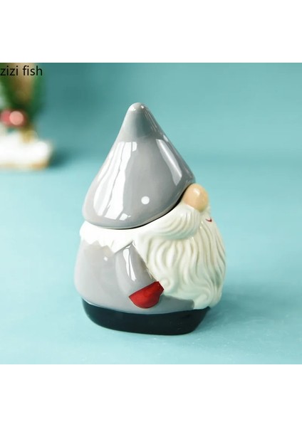 Noel Baba Baharat Kavanoz Seramik Noel Baba Baharat Pot Seti Baharat Kavanoz Baharat Kutusu Tuzluk Saklama Kabı Çeşni Kavanoz Mutfak Aksesuarları (Yurt Dışından)