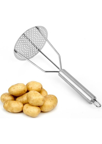 Gümüş Paslanmaz Çelik El Preslenmiş Patates Ezici Pirinç Püresi Suyu Makinesi Patates Itici Pürüzsüz Patates Püresi Kırıcı Meyve Araçları (Yurt Dışından) fiyatları