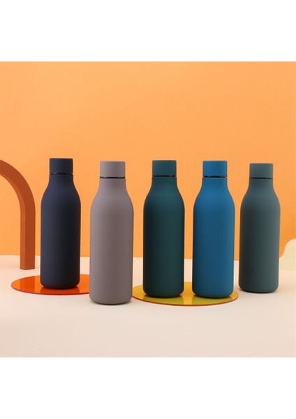 No.19 550ML Moda Yalıtımlı Paslanmaz Çelik Termos Kupa Spor Su Şişesi Sıcak Soğuk Su Şişesi Termos Kahve Fincan Şişesi (Yurt Dışından)