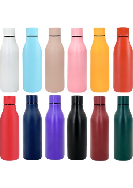 No.19 550ML Moda Yalıtımlı Paslanmaz Çelik Termos Kupa Spor Su Şişesi Sıcak Soğuk Su Şişesi Termos Kahve Fincan Şişesi (Yurt Dışından)