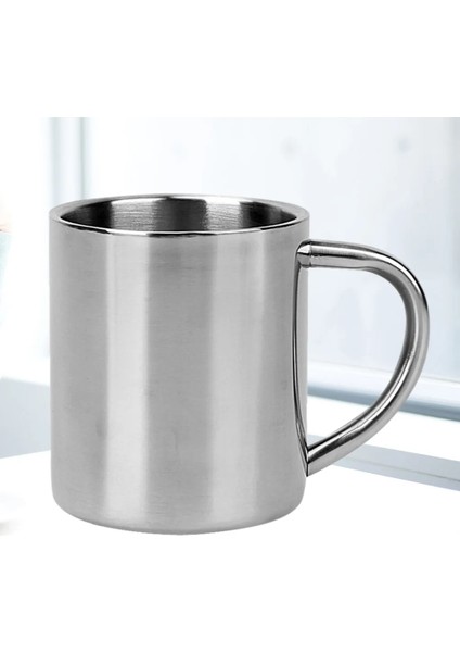 1 Adet 220ML 1-5 Adet Paslanmaz Çelik Kupa Bardak 220ML Kahve Şarap Bira Çay Suyu Çift Duvar Paslanmaz Çelik Kahve Kupa Su Bardakları (Yurt Dışından) indirimleri