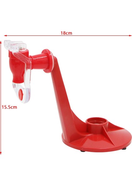 1 Adet Kırmızı Soda Içecek Dağıtıcı Şişe Kola Baş Aşağı Içme Suyu Dağıtım Makinesi Anahtarı Gadget Parti Ev Bar Su Sürahi (Yurt Dışından)