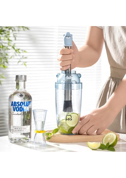 Fincan Sarı 700 ml Şarap Karıştırma Çubuğu Sıkıştırma Buz Limon Çekiç Sopa Meyve Presi Dıy Ezilmiş Buz Ezici Kokteyl Muddler Shaker Bardak Drinkware (Yurt Dışından) fırsatları