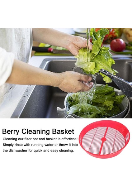 Berry Sepeti Berry Temizleme Sepeti Ev Meyve Sebze Kabı Gıda Yıkama Kutusu Yaban Mersini Makarna Drenaj Sepeti Mutfak Aksesuarları (Yurt Dışından) indirimleri