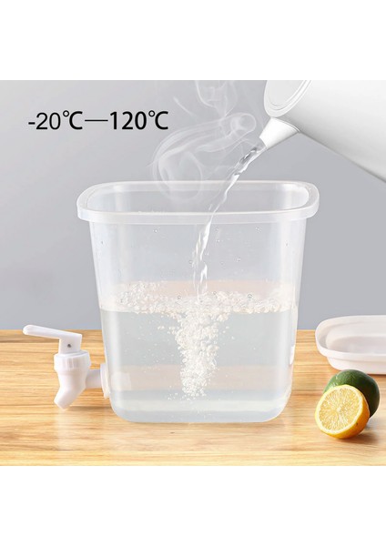 3.5l Soğuk Su Isıtıcısı Musluk Suyu Sürahisi Limonata Kabı Buzdolabı Yaz Için Soğuk Su Kovası Dağıtıcı Drinkware 5l/3.5l (Yurt Dışından)