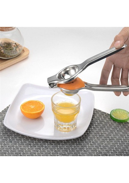 1 Adet Paslanmaz Çelik Narenciye Sıkacağı Turuncu El Manuel Sıkacağı Mutfak Gereçleri Limon Sıkacağı Portakal Sıkacağı Suyu Meyve Presleme (Yurt Dışından)