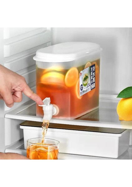 1.8l Musluksuz 3.5l Ev Soğuk Su Isıtıcısı Buzdolabı Musluklu Limonata Şişesi Drinkware Soğuk Su Deposu Mutfak Soğuk Su Kovası (Yurt Dışından) fiyatları