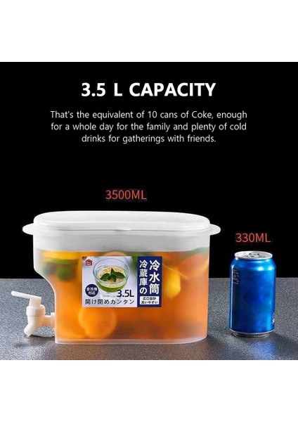 1.8l Musluksuz 3.5l Ev Soğuk Su Isıtıcısı Buzdolabı Musluklu Limonata Şişesi Drinkware Soğuk Su Deposu Mutfak Soğuk Su Kovası (Yurt Dışından) modelleri