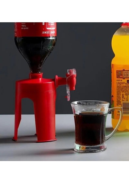 Stil 1 Yenilik Limonata Soda Dispenseri Şişe Kola Ters Tiryakisi Baş Aşağı Içme Suyu Sebili Makinesi Bar Mutfak Gadget (Yurt Dışından)