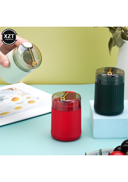 Açık Yeşil Yeni Basit Kürdan Kutusu Kürdan Dağıtıcı Yaratıcı Itme Otomatik Çıkarma Kürdan Kavanoz Tutucu Ev Kullanışlı Ev Gadget (Yurt Dışından)