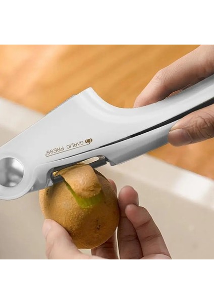 Turuncu Sarımsak Presi Çok Amaçlı Paslanmaz Çelik Manuel Sarımsak Presi Kırıcı Kıyma Sıkacağı Konserve Açacağı Mutfak Gereçleri ve Aksesuarları (Yurt Dışından) fiyatları