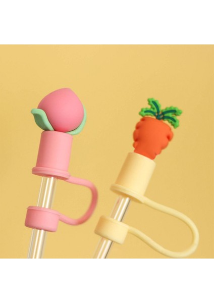 Tip 2-1 Adet 1/2 Adet Yaratıcı Silikon Hasır Fiş Karikatür Hava Geçirmez Sıçrama Geçirmez Kapak Yeniden Kullanılabilir Içme Toz Kapağı Cam Bardak Ev Aksesuarları (Yurt Dışından) modelleri