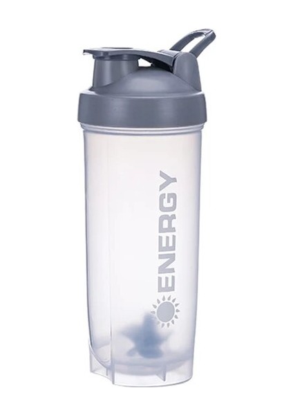 A07 700ML Spor Su Şişesi 500ML Protein Shaker Açık Seyahat Taşınabilir Meyve Suyu Bardağı Toz Kutusu ile Kahve Kupaları Sızdırmaz Içecek Şişesi (Yurt Dışından)