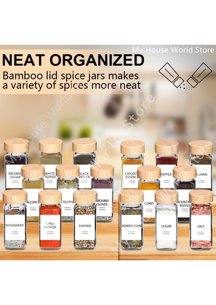 1 Adet Kavanoz Seti Bambu Kapaklı Baharat Pot Cam Baharat Kavanozları Baharat Organizatör Mutfak Baharat Tuz Biber Kavanozları Baharatlar Için Shaker Baharat Kavanoz Seti (Yurt Dışından) modelleri