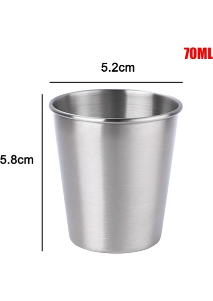 70ML 30/70/180/320ML Metal Paslanmaz Çelik Bardak Kupa Içecek Kahve Bira Tumbler Seyahat Ev Ofis Bardak Drinkware Mutfak Yemek Bar (Yurt Dışından)