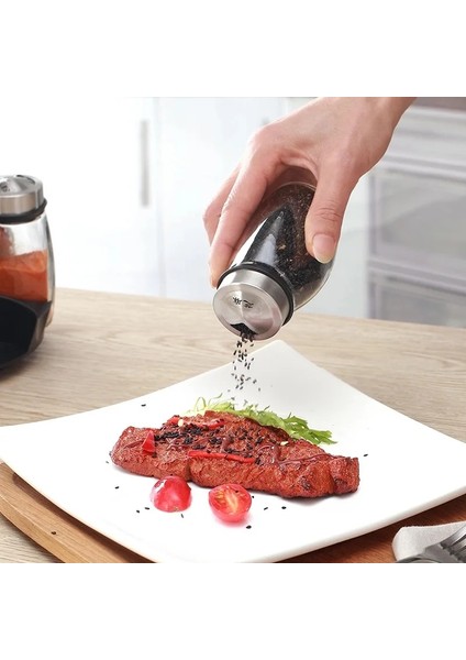 D Mutfak Baharat Döner Şişe Çeşni Raf Baharat Kavanoz Seti Biber Spreyi Şişeleri Tuzluklar Depolama Raf Organizatör (Yurt Dışından) fırsatları