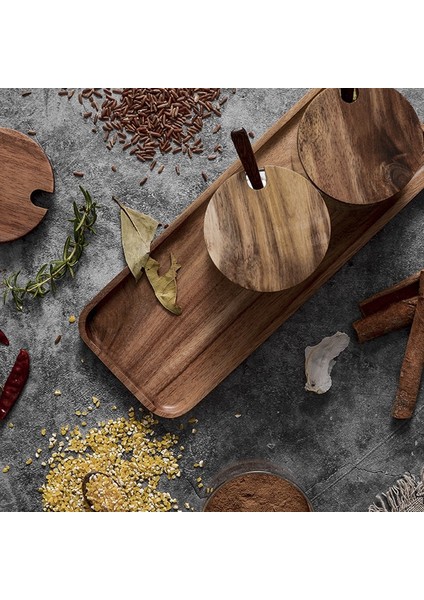 B Şeffaf Cam Kap 2 Parça Ahşap Baharat Kavanozu Seti 8*9cm Tuz Şekerlik Kaşıklı Baharat Kavanozu Kutusu Taban Kibriti (Yurt Dışından) fiyatları