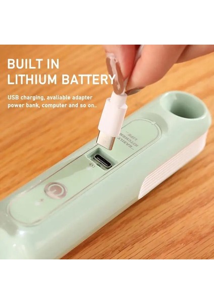 Beyaz Elektrikli Sebze Kesici 5 In 1 Çok Fonksiyonlu Yüksek Kaliteli Malzeme Ev Mutfak Için Üç Bıçak Kafalı Sebze Kesici (Yurt Dışından) indirimleri