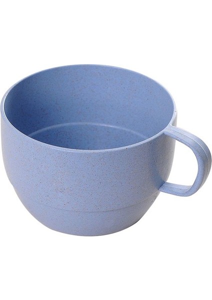 Mavi 201-300ML Süt Kupası Avrupa Tarzı Kahve Kupa Çevre Dostu Buğday Süt Kupası Süt Kahvaltı Çay Kupa Kupa Basit Içme Fincan Kahve Fincanları (Yurt Dışından)