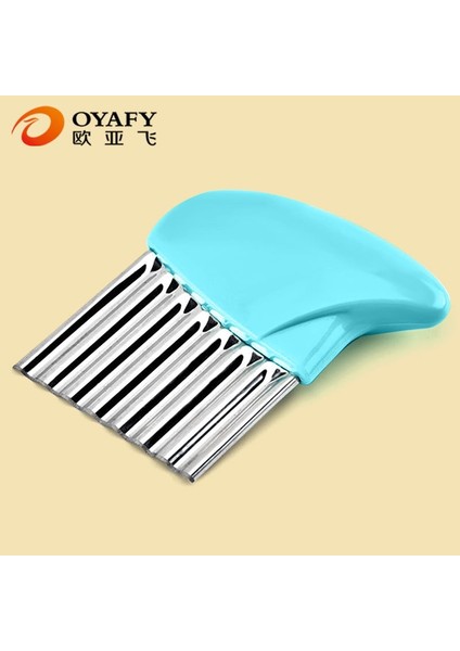 Bıçak Patates Bıçağı Ev Tipi Patates Dilimleyici, Patates Cipsi Kesme Dalgası, Kurt Dişi Kesme Bıçağı, Patates Cipsi Modelleme Bıçağı, Çocuk Plastik (Yurt Dışından)