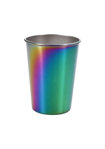 Gökkuşağı 350ML 350ML/500ML Paslanmaz Çelik Bira Bardağı Soğuk Su Içecekleri Şarap Bardağı Metal Kahve Tumbler Çay Süt Kupa Kamp Seyahat Için (Yurt Dışından)