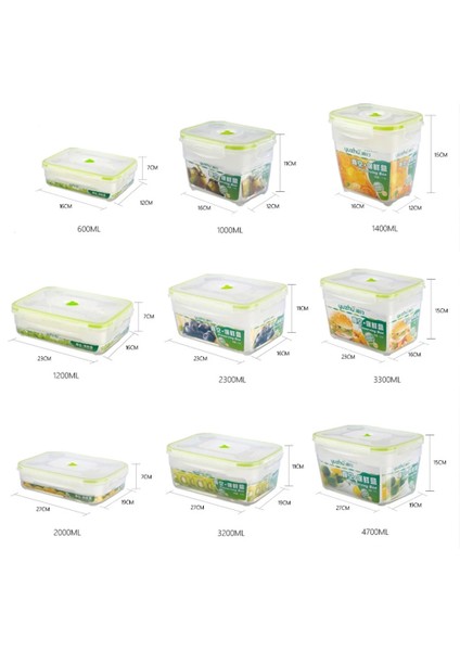 1200 ml Öğle Yemeği Kutusu Vakum Konteyner Pompalı Bento Çocuklar Için Mutfak Gıda Tasarrufu Saklama Kutusu Buzdolabı Büyük Kapasiteli Kare Plastik (Yurt Dışından) fırsatları