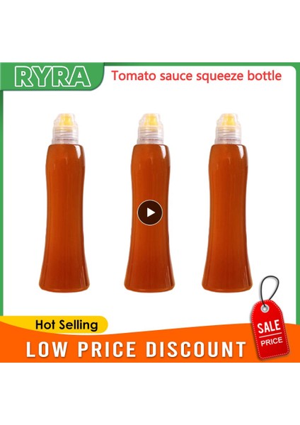 500G Düz Şeffaf Mühürlü Tank Sızdırmaz Sıkma Yağ Şişesi Mini Toz Geçirmez Bal Şişesi Sıkma Mutfak Aracı Taze Tutma Taşınabilir (Yurt Dışından) fiyatları