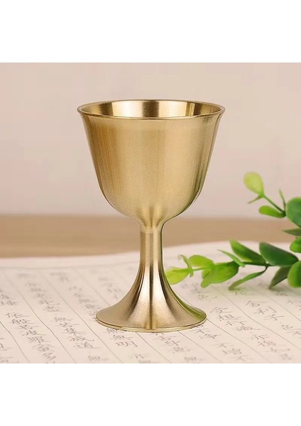 S Saf Bakır Kadeh Bardak Kokteyl Bardağı Şarap Kadehi Pirinç Içecek Bardak Pirinç Kadeh Metal Likör Bardak Parti Ev Için (Yurt Dışından) fırsatları