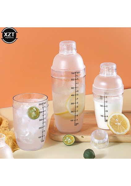 500ML Plastik Martini Kokteyl Shaker 500ML/700ML Şarap Içecek Mikser Şarap Shaker Bardak Içecek Mikser Barware Boston Bar Aracı (Yurt Dışından)
