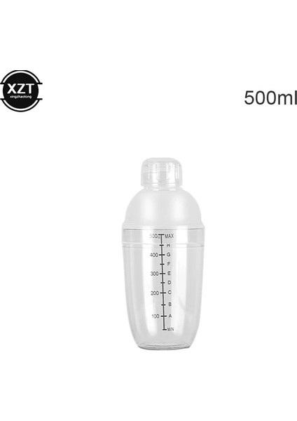 500ML Plastik Martini Kokteyl Shaker 500ML/700ML Şarap Içecek Mikser Şarap Shaker Bardak Içecek Mikser Barware Boston Bar Aracı (Yurt Dışından)