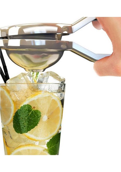 Paslanmaz Çelik Mutfak Kullanışlı Gadget El Basın Limon Sıkacağı Kireç Portakal Narenciye Sıkacağı Meyve Suyu Bar Araçları (Yurt Dışından)