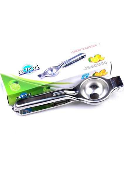Paslanmaz Çelik Mutfak Kullanışlı Gadget El Basın Limon Sıkacağı Kireç Portakal Narenciye Sıkacağı Meyve Suyu Bar Araçları (Yurt Dışından) fırsatları