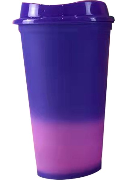 Mavi 401-500ML Gıda Sınıfı 473ML 480ML 500ML 16OZ Yeniden Kullanılabilir Isı Rengi Değişen Renk Değiştiren Plastik Bardak Kahve Fincanı (Yurt Dışından) modelleri