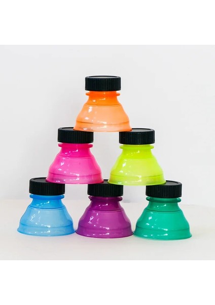 3psc Rastgele Renkler 3/1 Adet Şişe Üst Kapağı Soda Tasarrufu Pop Bira Içecek Can Cap Üst Kapak Koruyucu Şarap Şişesi Tıpası Içme Şişesi Açacağı Drinkware (Yurt Dışından)
