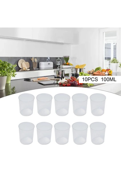 Ölçü Aracı Ölçüm Fincan 100 ml Dıy Karıştırma Aracı Takı Araçları Mutfak Pişirme Araçları Sıvı Ölçüm Kalıp Araçları (Yurt Dışından)