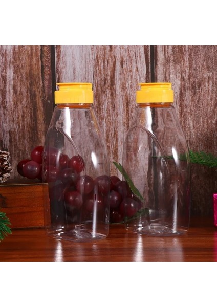 Gösterildiği Gibi Bal Şişeleri Şişe Sıkma Dispenseri Ambalaj Salata Sosu Kavanoz Mini Reçel Temizle Kaplar Boş Ketçap Şurup Sos (Yurt Dışından)