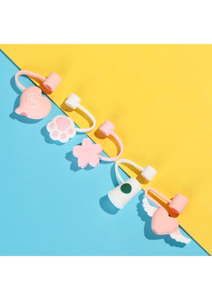 Siyah Kedi Pençe 1 Pc Silikon Saman Fiş Kullanımlık Içme Toz Kapağı Karikatür Fişler Ipuçları Kapak Mutfak Cam Bardak Drinkware Aksesuarları (Yurt Dışından)